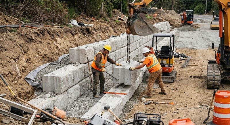 Block Wall Installation in Fairfield County, CT