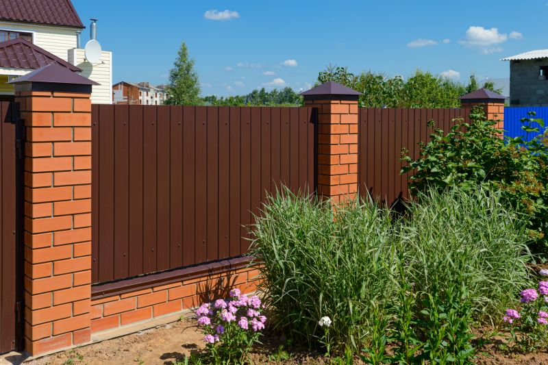 Brick Fence Installation in Worcester, MA