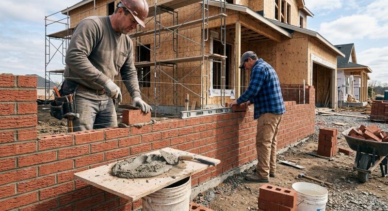 Brick Wall Construction in Worcester, MA