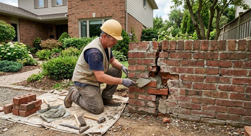 Brick Wall Repair in Cleveland, OH