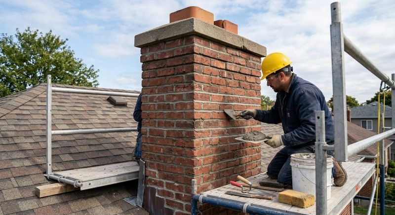 Chimney Tuckpointing in Cleveland, OH
