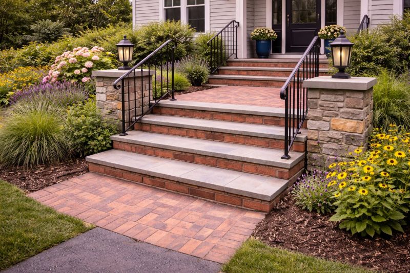 Masonry Steps Installation in Fairfield County, CT