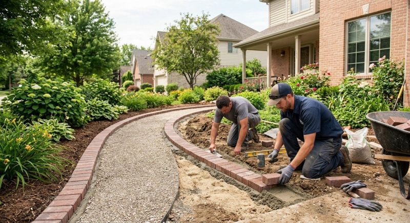 Brick Border Installation in Fairfield County, CT