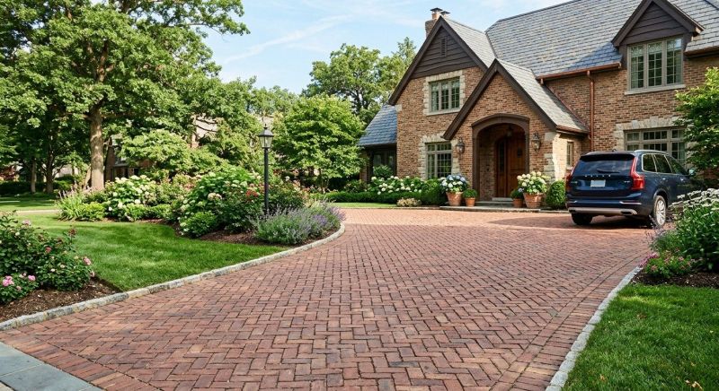 Brick Driveway Paving in Boston, MA