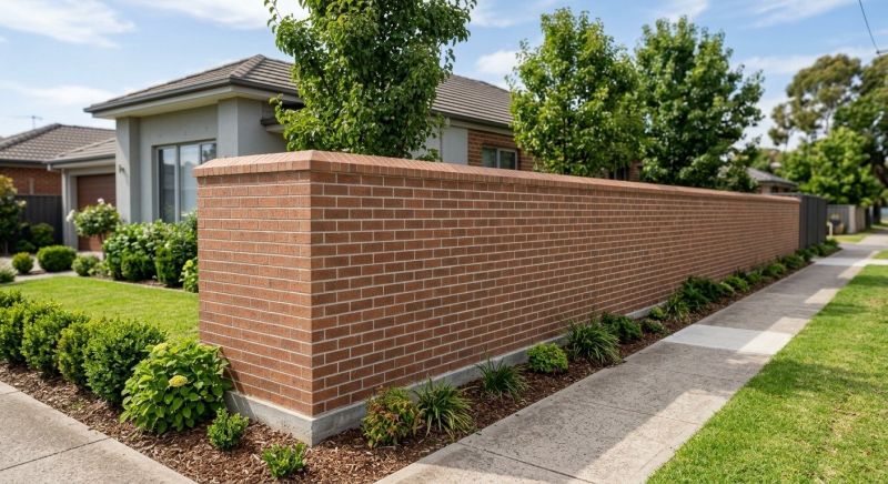 Brick Fence Installation in Boston, MA