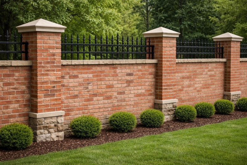 Brick Fence Installation in Boston, MA
