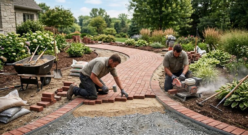 Brick Hardscaping Installation in Norwalk, CT