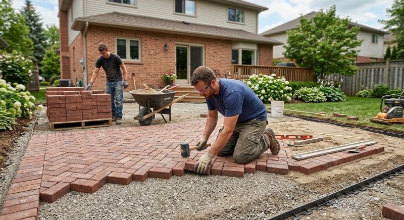 Brick Patio Installation in Fairfield County, CT
