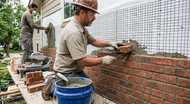 Brick Veneer Installation in Santa Rosa, CA