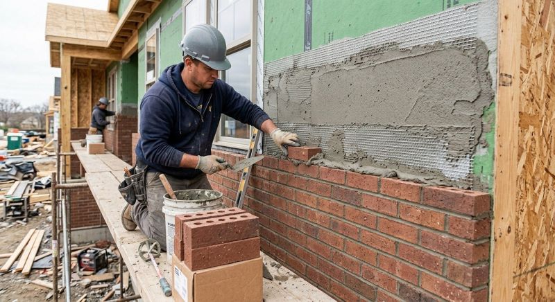 Brick Veneer Installation in Napa, CA