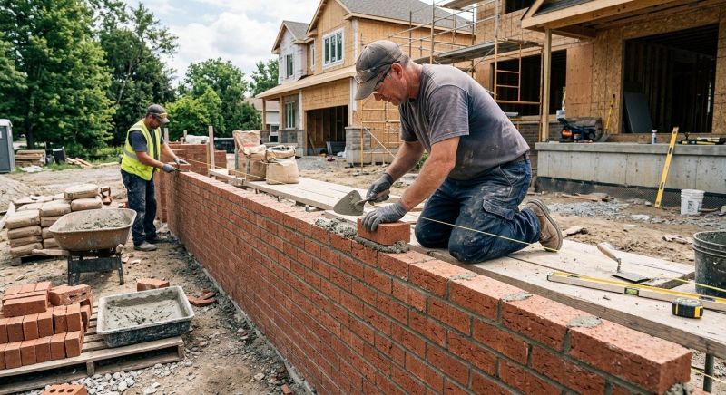 Brick Wall Construction in Worcester, MA