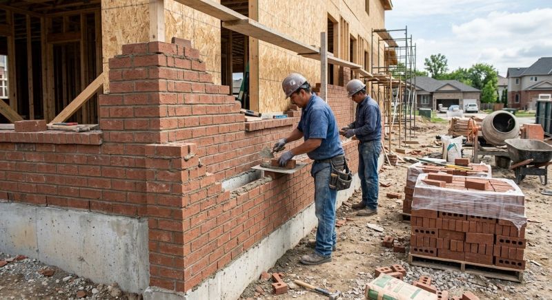 Brick Wall Installation in Worcester, MA