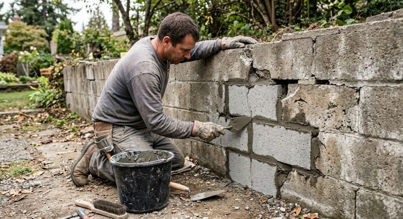 Concrete Block Repair in Cleveland, OH