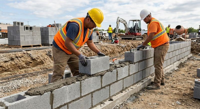 Concrete Blocks Installation in Worcester, MA