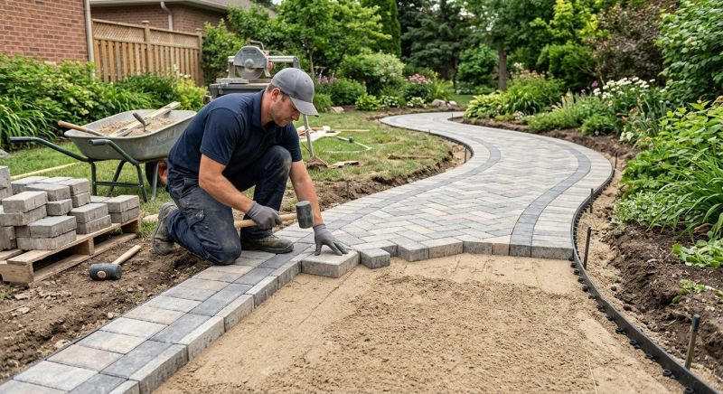 Garden Pavers Installation in Fairfield County, CT