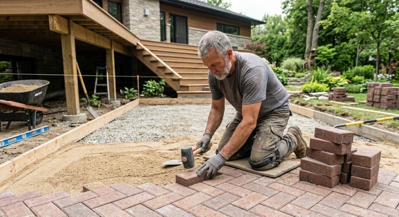 Masonry Steps Installation in Boston, MA