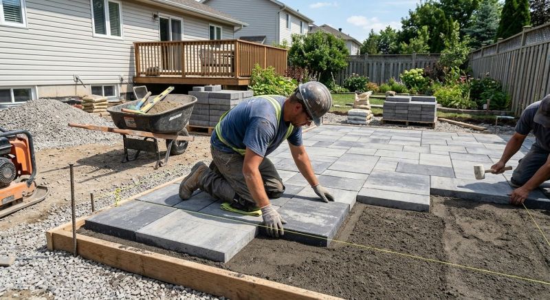 Patio Hardscaping in Norwalk, CT