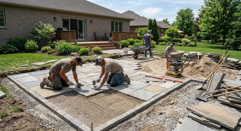 Patio Hardscaping in Norwalk, CT