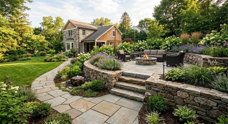 Patio Hardscaping in Boston, MA