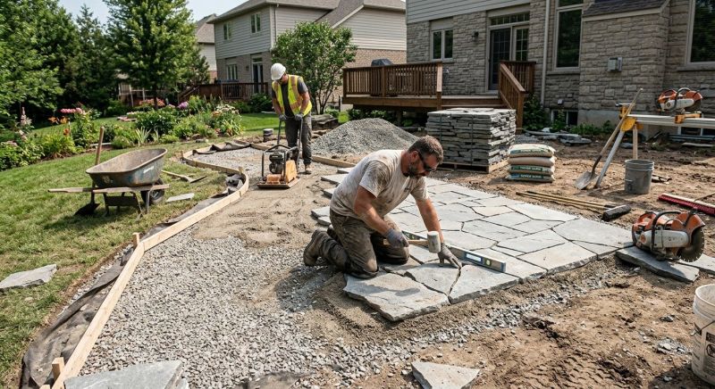 Paver Patio Construction in Boston, MA