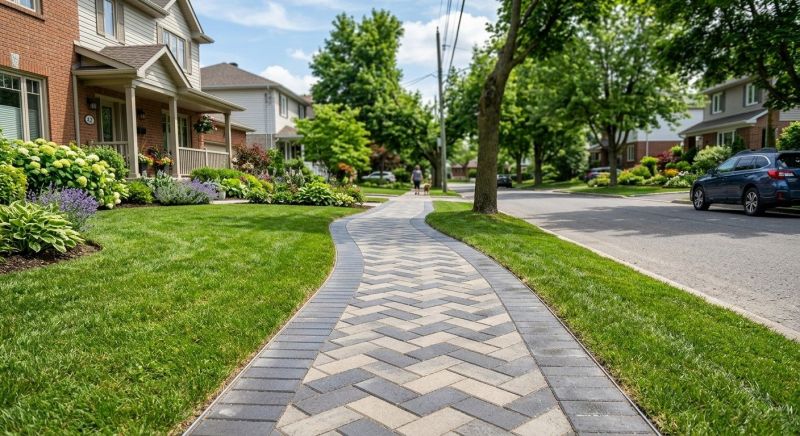 Paver Walkway Installation in Boston, MA