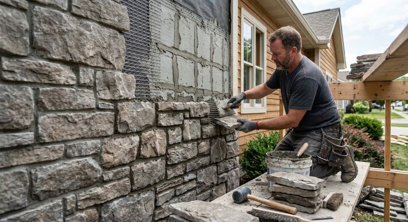 Stone Veneer Installation in Medina, OH