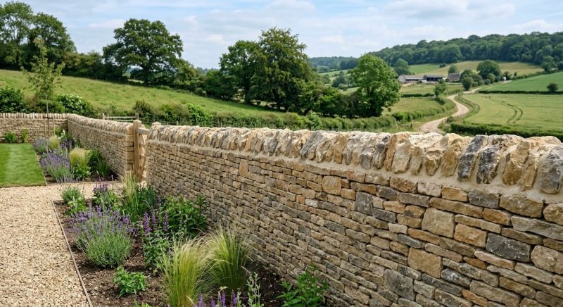 Stone Wall Hardscaping in Worcester, MA